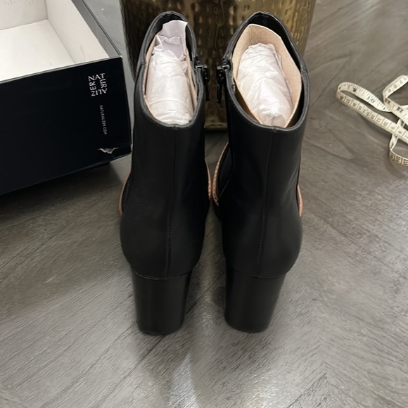 NATURALIZER CATIE WOMENS LEATHER HEELS MID-CALF BOOTS - Picture 11 of 11
